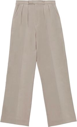 Axel Arigato Broeken, Dames, Beige, M, Polyester, Jackie Pleat Trouser