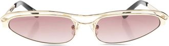 The Attico cat-eye sunglasses - Gold