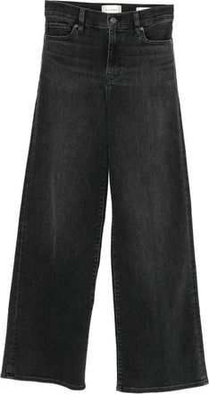 Frame Denim Jeans, Dames, Zwart, W27, Katoen, Le Slim Palazzo Jeans
