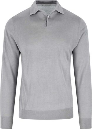 Ballantyne Silk and cashmere polo shirt