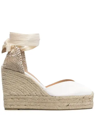 Castaner Espadrillas Chiara con zeppa - Bianco