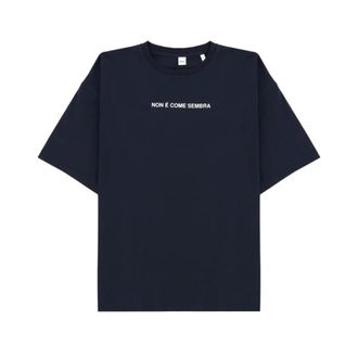 Aspesi T-Shirts, male, Blue, Size: 2XL Non &egrave; come sembra T-shirt