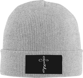 Generic Slouchy Skull Cap Faith Cross Book Psalm Christianty Religious Beanie Hat Breathable Sleep Cap for Outdoor Yoga Teens
