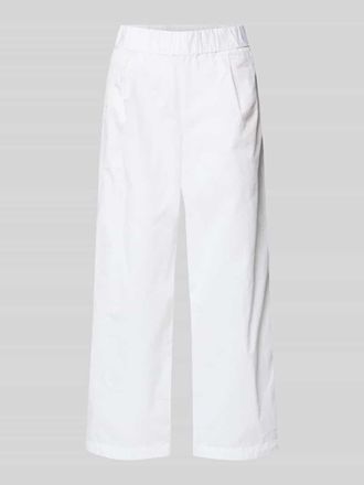 s.Oliver Red Label Regular Fit Culotte aus reiner Baumwolle in Weiss, Gr&ouml;&szlig;e 34