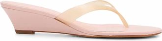 Schutz Womens Roslyn Wedge Sandal In Cotton Candy