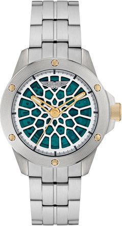 Aston Martin Thrill Rim Heren Zilveren Horloge MTRR1F505