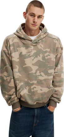 Cotton On Box Fit Hoodie in Jungle Camo Wash at Nordstrom, Size Xx-Large
