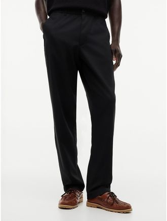 Tommy Hilfiger Mens Regular Fit Pull-On Pant - Black - 30W x 30L