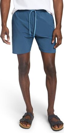Faherty Shorelite 7-Inch Performance Swim Trunks in Offshore Storm at Nordstrom Rack, Size X-Small