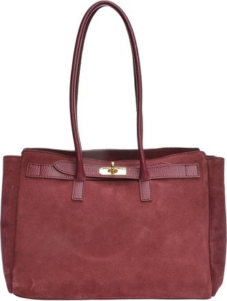 Isabella Rhea Bourgondi&euml; Rundleer Tas