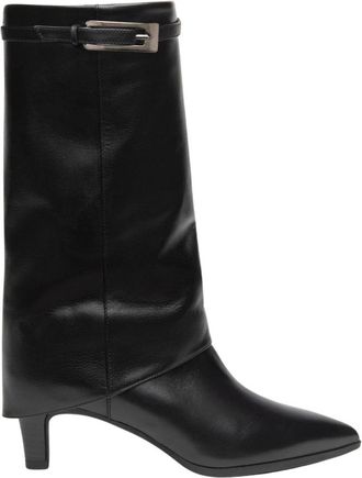 Nero Giardini Calvina Stivale Lungo Tacco Basso - - Shoes - Donna - Nero - 37 EU