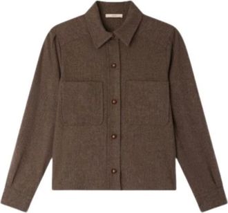 Sessun Blouses & Shirts - Dames - Overhemden - Bruin - XS - Overhemden
