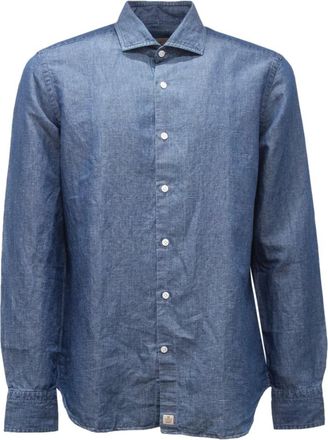 Sonrisa Heren, Overhemden, Blauw, Maat: XL Katoen