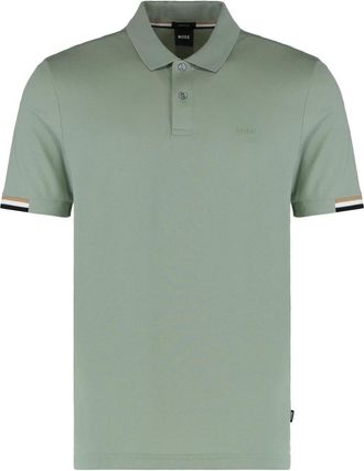HUGO BOSS Parlay 147 Polo - Heren - Polos - Groen - 2XL - Katoen - Tops