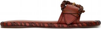 Zimmermann Womens Alchemy Buckle Slides In Siena