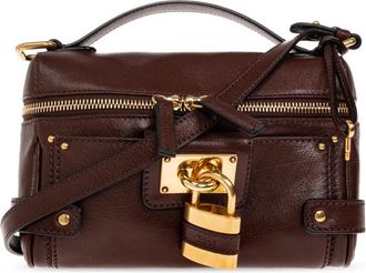 Chlo&eacute; Paddington Schoudertas - Dames - Handtassen - Rood - ONE Size - Katoen - Tassen