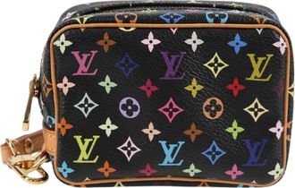 Louis Vuitton Wapity Black Canvas Clutch Bag (Pre-Owned)