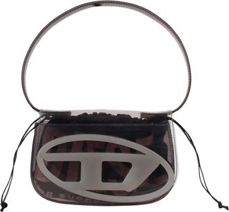 Diesel Handbags, female, Gray, Size: ONE SIZE 1DR Shoulder Bag