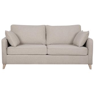 Miliboo Sof&aacute; Convertible N&oacute;rdico 3 Plazas Beige Natural Papel