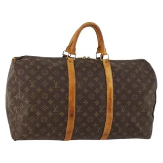 Louis Vuitton Pre-owned Weekend Bags, female, Brown, Size: ONE SIZE Pre-owned Monogram Boston Bag