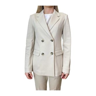 Max Mara Mmlrotondo Jacket - female - Max Mara - Blazers - Beige - XS - Jackets
