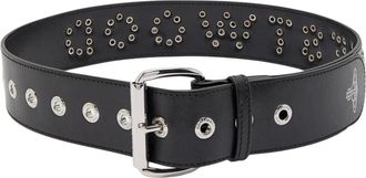 Vivienne Westwood Studded Belt - Dames - Accessoires - Zwart - Maat: M/L Leer
