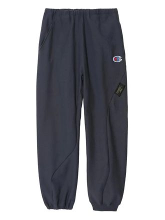 Undercover x Champion logo-patch track pants - Blue