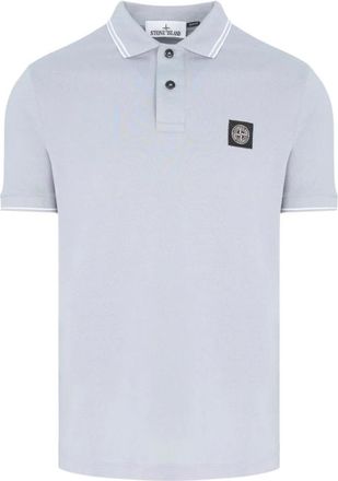 Stone Island Patch Logo Polo - male - Stone Island - Polo Shirts - Gray - 3XL - Tops