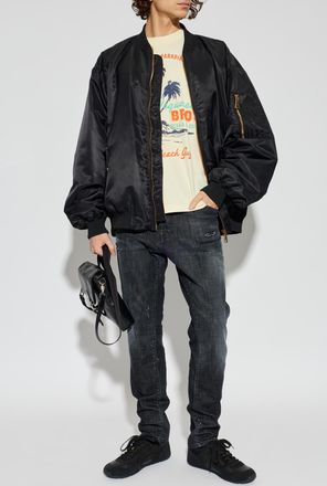 Dsquared2 T-shirt With Print, Mens, Yellow