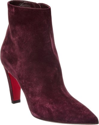 Christian Louboutin Vibella 85 Suede Bootie