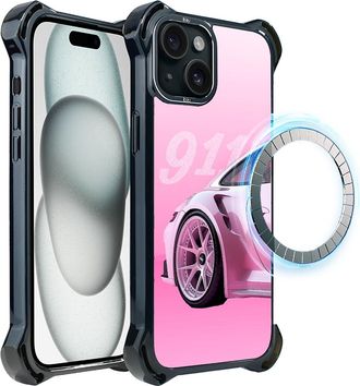 OEM Funda Ibizu Dropguard Ultra Para Iphone 15 Plus Con Magsafe, Techdrive, Color Rosa 911