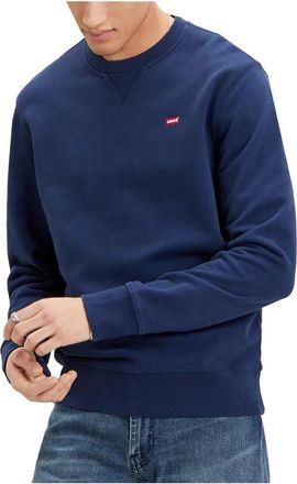 Levi's Basic Crewneck Sweatshirt - Heren - Sweatshirts - Blauw - M - Katoen - Hoodies & sweatvesten