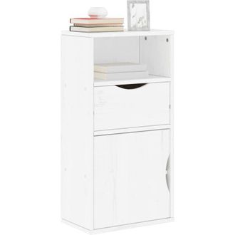 vidaXL Armadietto Laterale con Cassetto odda Bianco 40x24x79 cm - Vidaxl