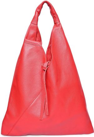 Anna Luchini Rood Rundleer Tas