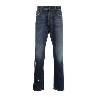 Costume National Slim-fit Jeans - Heren - Jeans - Blauw - Maat: W33