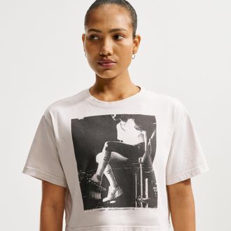 Nike Womens Basketball T-Shirt in Grey | IH7712-072
