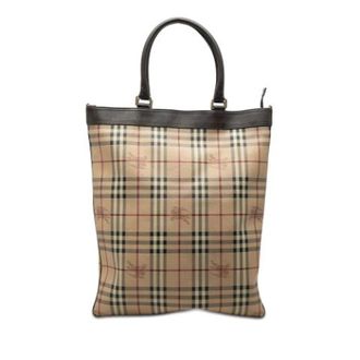 Burberry Pre-owned Tote Bags, female, Beige, Size: ONE SIZE Pre-owned Satchel