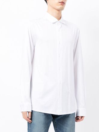 Emporio Armani Cotton-Blend Shirt - White