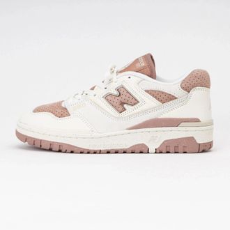 New Balance Womens New Balance 550 BBW550PF Sneaker Beige Leather Lifestyle Shoes DWA3399
