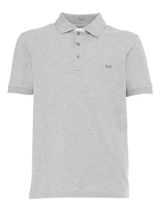 Fay Polo Db Collar Piquet Str. Bicolor