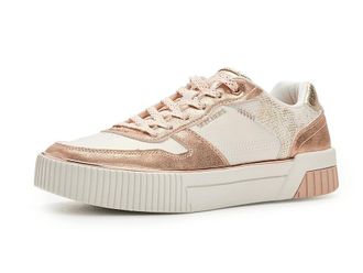Skechers Jade Luminous Spark Womens Shoes Rosegold : 7.5 B - Medium