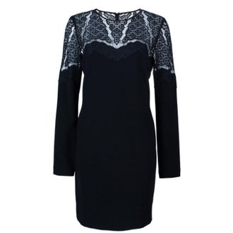 Diane Von F&uuml;rstenberg DVF black lace Dahlia Dess Size M