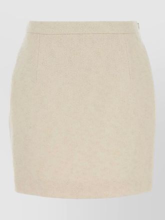 Alessandra Rich tweed high-rise mini skirt