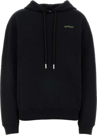 Off-white Black Logo Hood Sweatshirt