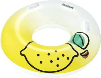 Trade Shop Trade Shop - Salvagente Gonfiabile Galleggiante Grafica Limone Fresh Squeeze Lemon Con Maniglie 36448