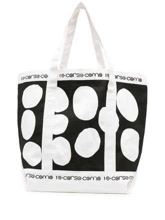 10 Corso Como printed tote bag - unisex - Fabric - One Size - White