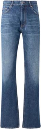 Sportmax Alcali Jeans - Dames - Regular Fit Jeans - Blauw - W28 - Katoen - Jeans