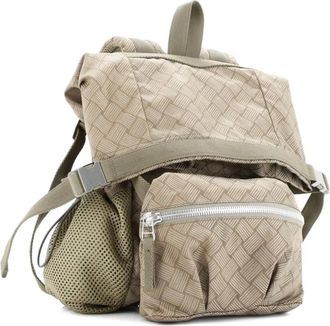 Bottega Veneta Paper Touch Printed Nylon backpack - Bruin