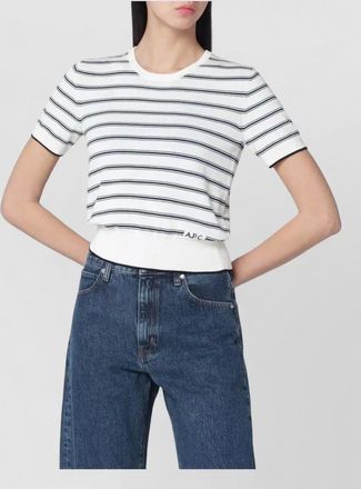 A.P.C. striped knit t-shirt