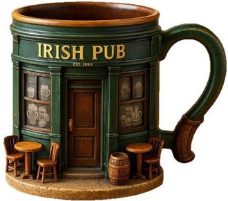 OEM Taza De Resina 3d Con Revestimiento Interior, Estilo Bar Creativo, Color Verde, Ideal Para Regalar